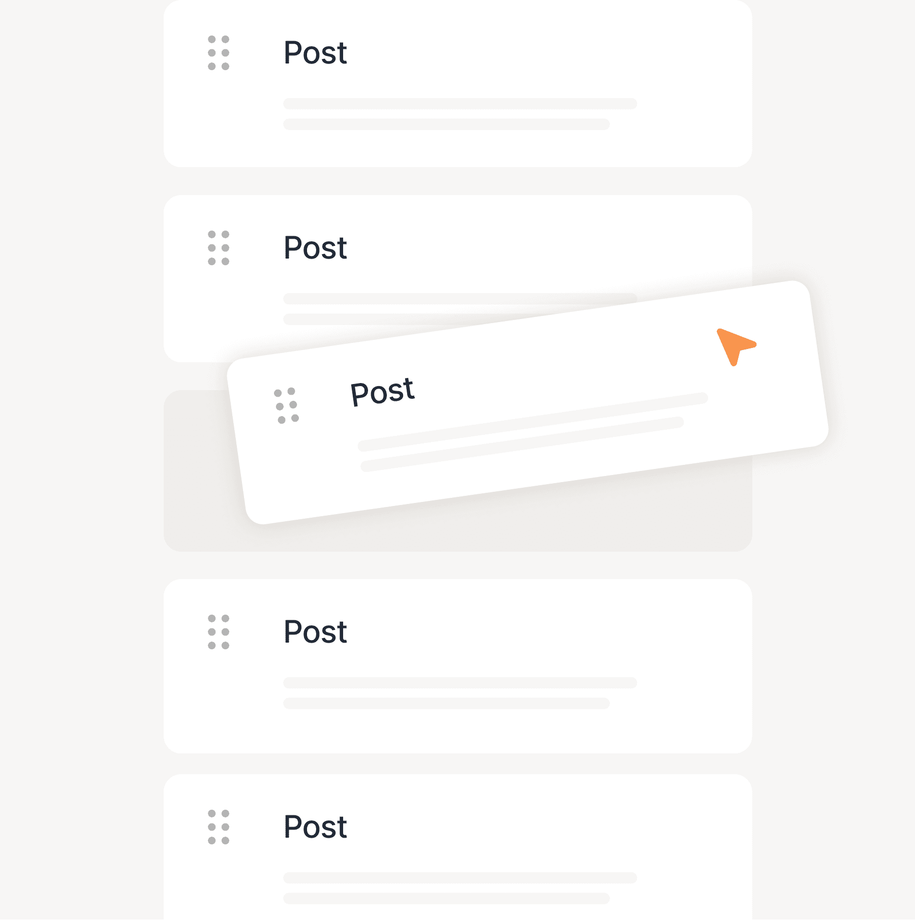 post order image, change the order of posts displayed on your blog using drag-and-drop functionality