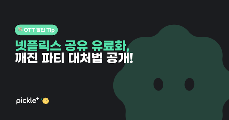 넷플릭스 계정 공유  유료화, 깨진 파티 대처법 공개!
