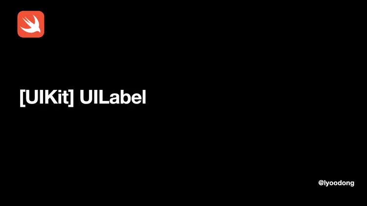 [UIKit] UILabel