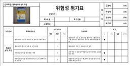 (서비스) 위험성 평가표는 어떻게 작성해야 할까?