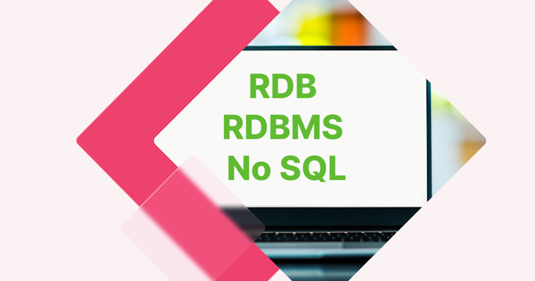[개념 콕] RDB, RDBMS, NoSQL