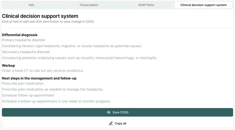 Zirr AI Medical Scribe: Revolutionizing Clinical Decision Support Systems