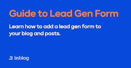 Guide to Lead Generation Form