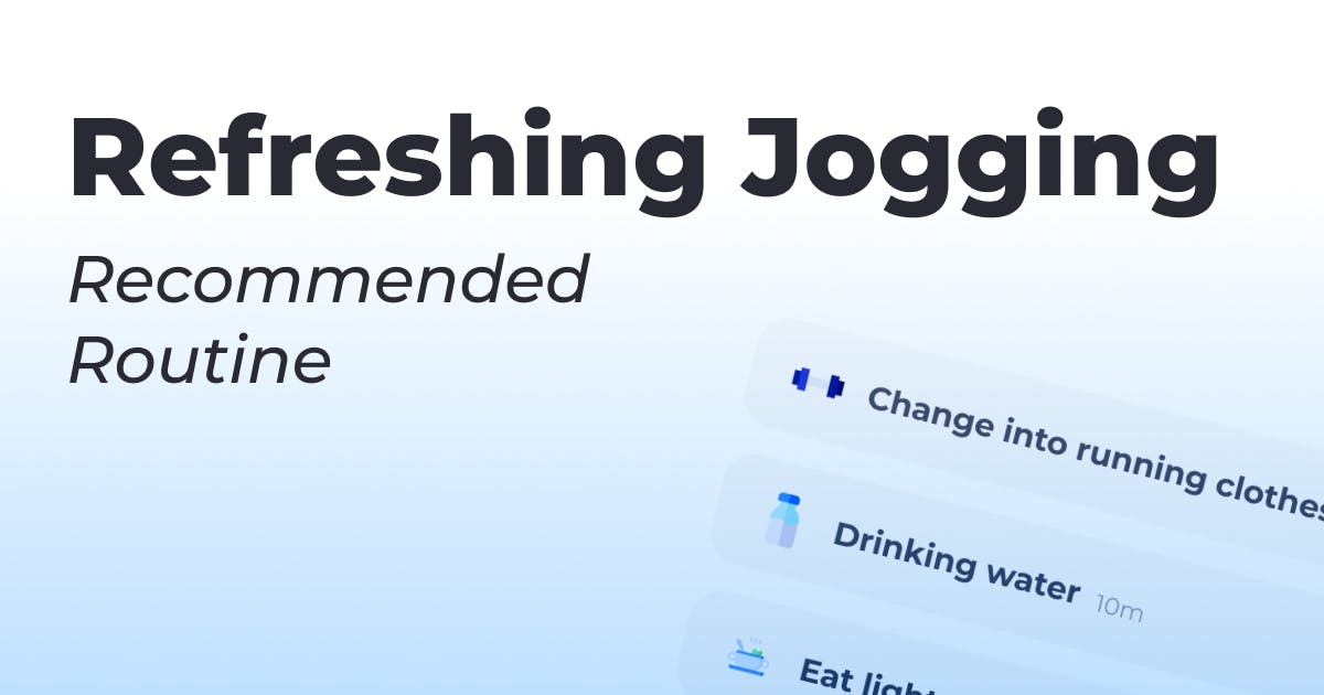 🏃 Refreshing Jogging