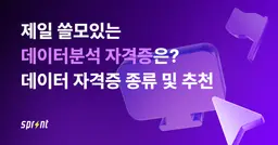 제일 쓸모있는 데이터분석 자격증은? 데이터 자격증 종류 및 추천