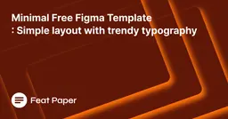 Minimal Figma Template for Design Projects