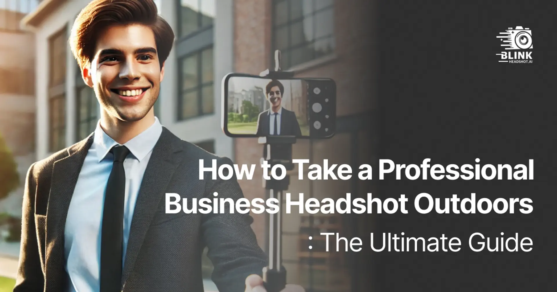 How to Take a Professional Business Headshot Outdoors: The Ultimate Guide