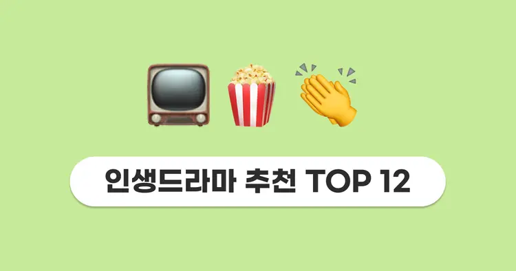 너도 나도 인생작으로 뽑는 ‘인생드라마’ 추천 리스트 TOP 12