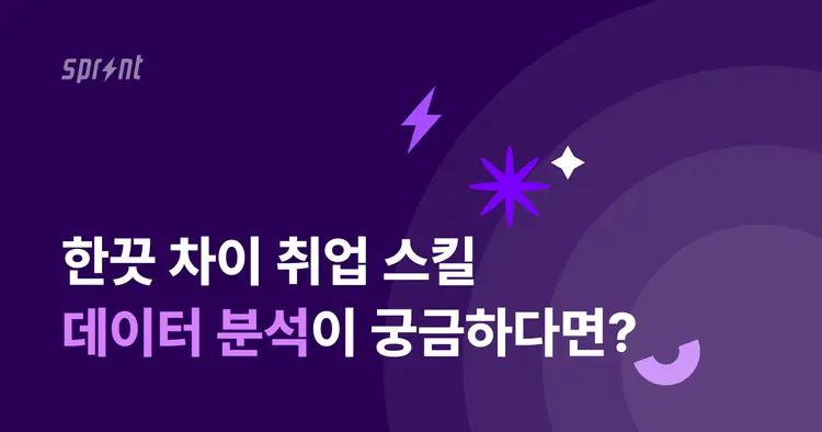 코드잇 스프린트 데이터 분석가 트랙 4기 설명회