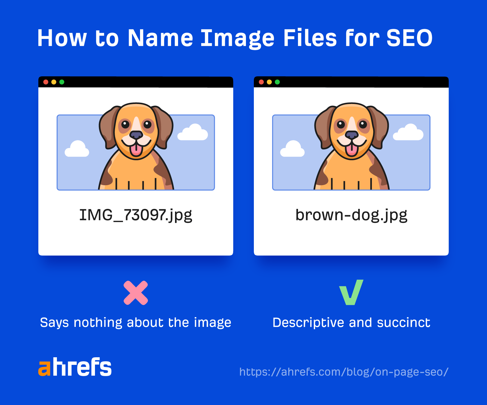 how to name image files for SEO
