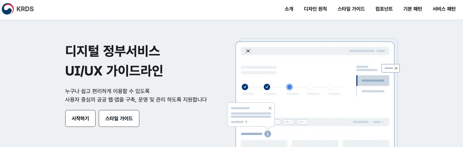 디지털 정부서비스 가이드라인 KRDS