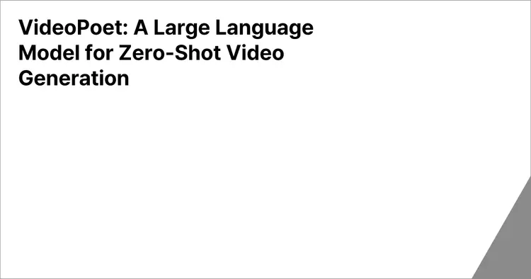 VideoPoet: A Large Language Model for Zero-Shot Video Generation