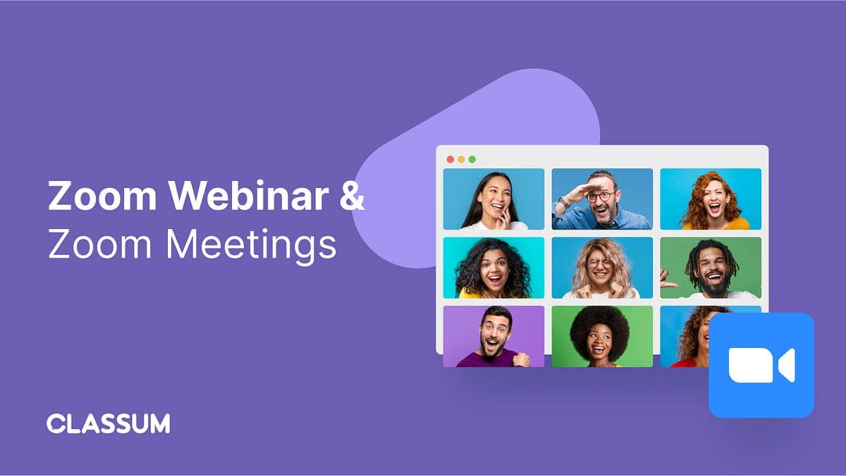 Zoom Webinar vs Zoom Meetings.