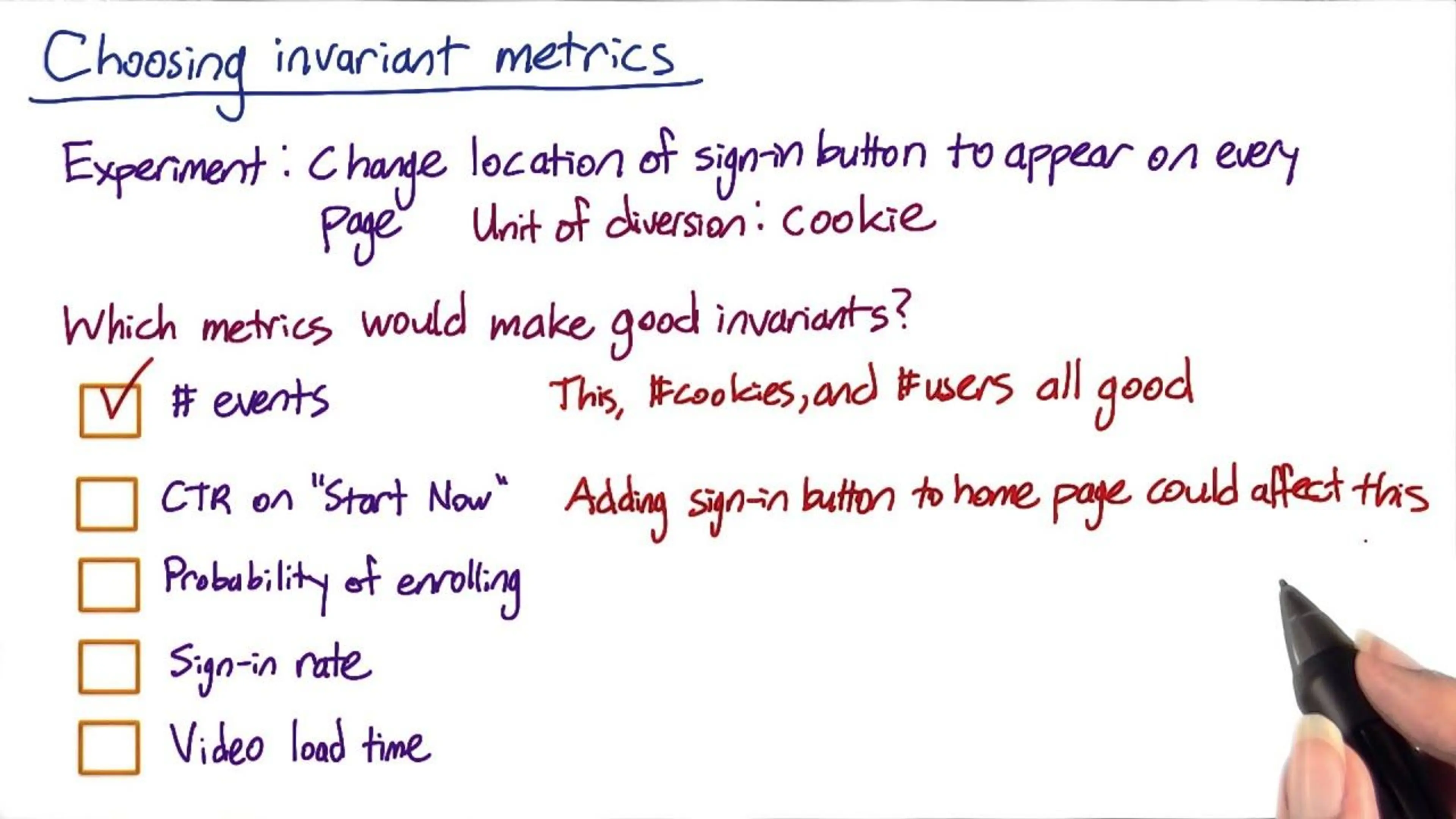 Choosing Invariants, Part 2