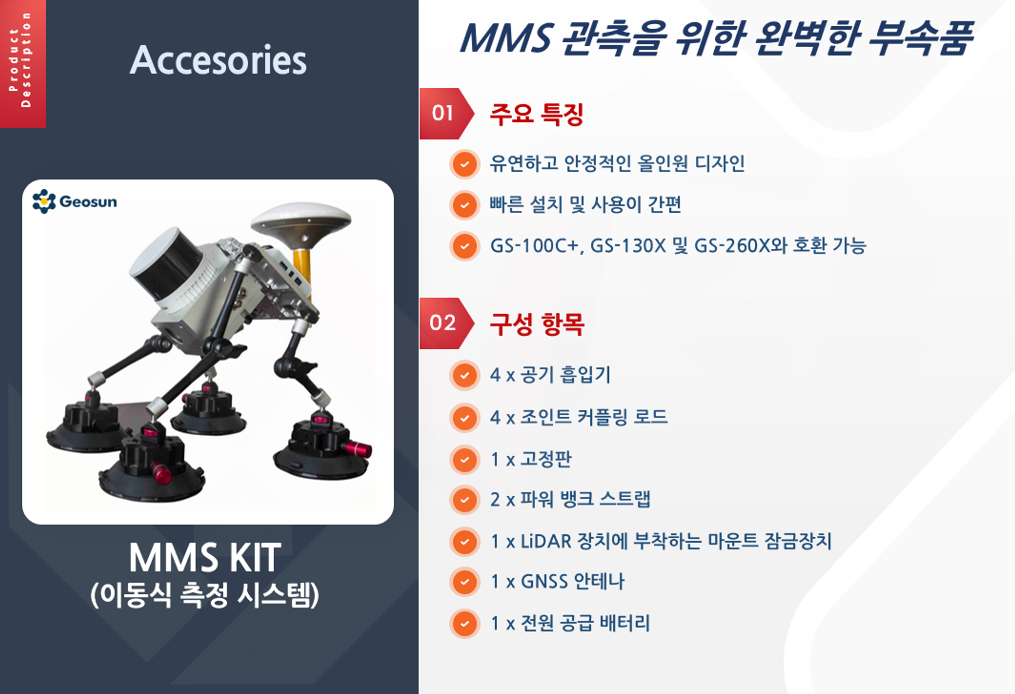 Accesories GS-100V MMS Kit
