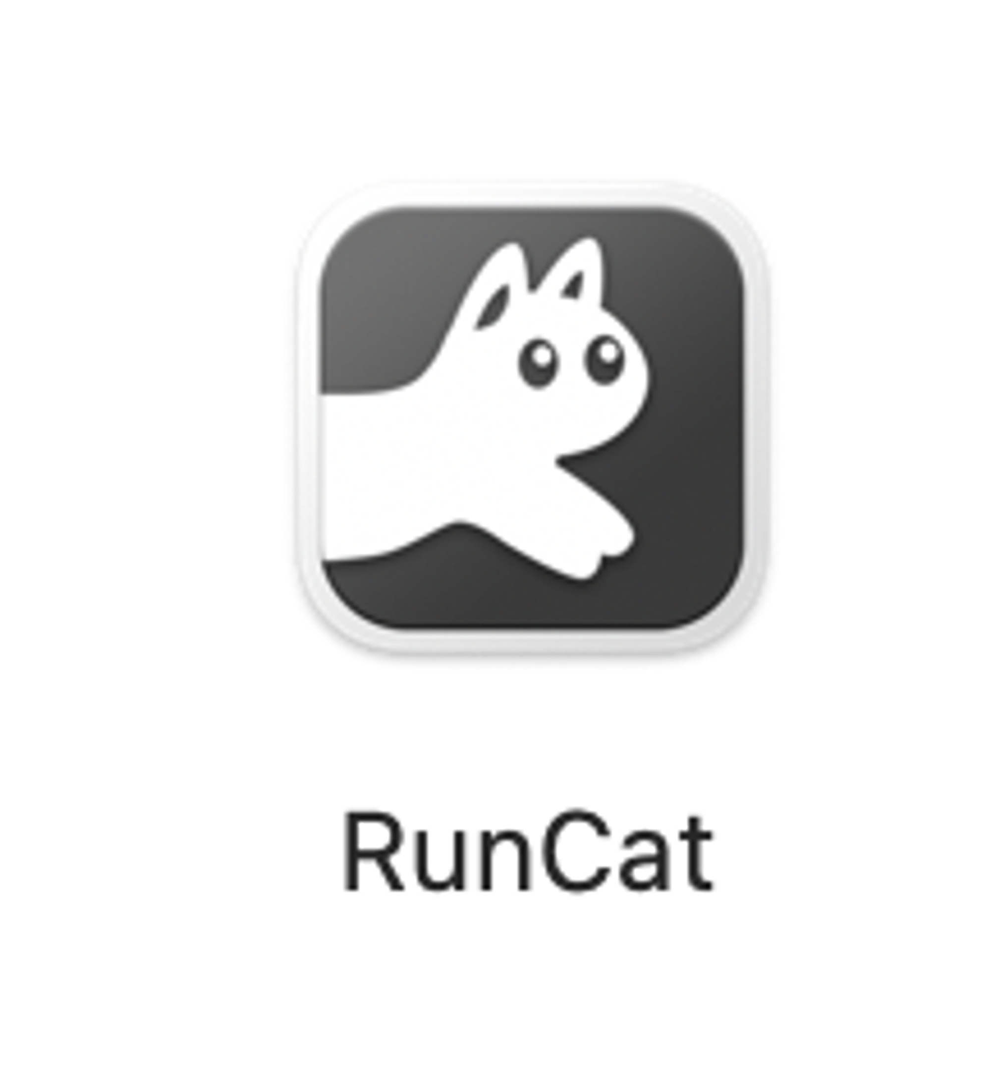 RunCat의 앱 아이콘