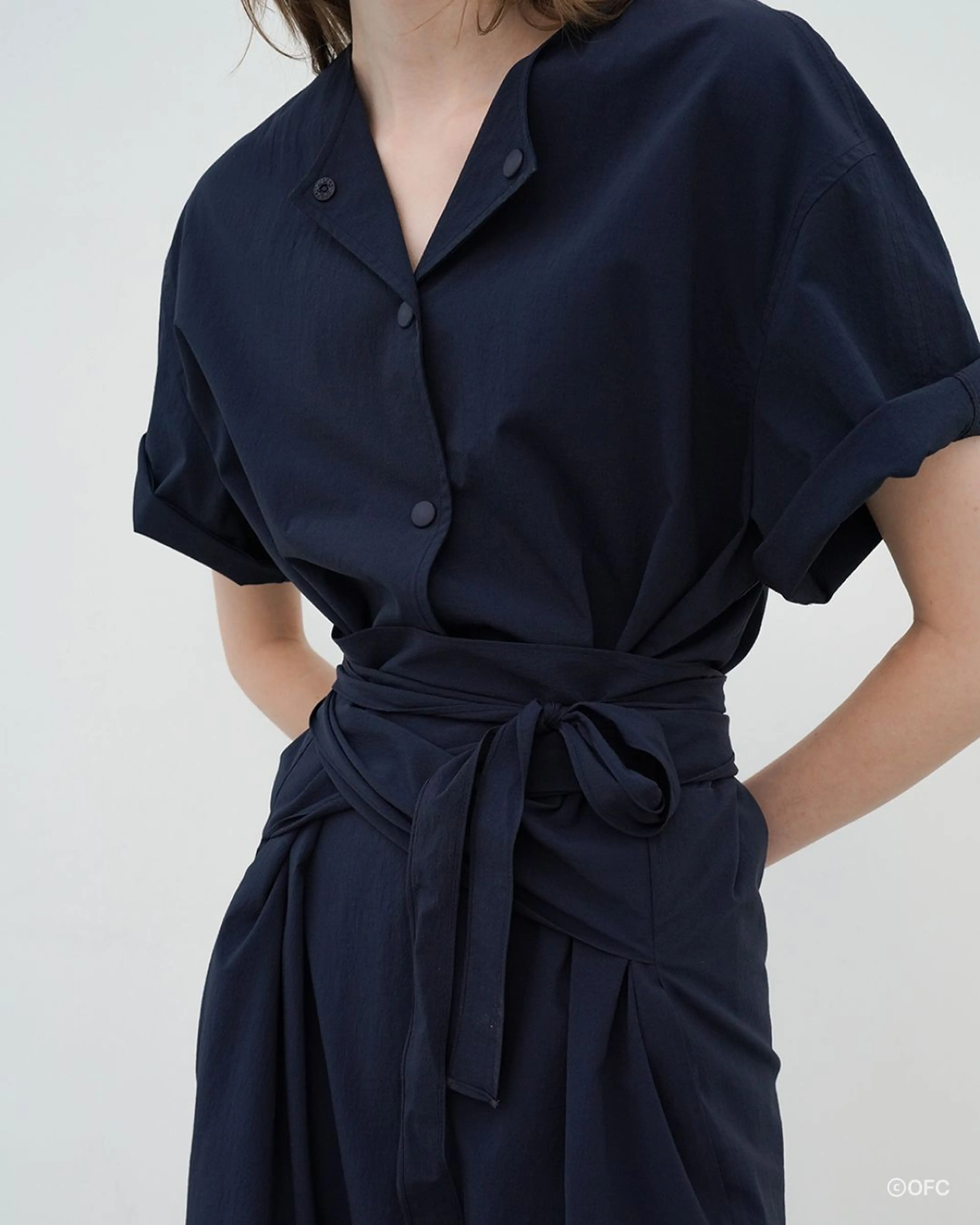 오에프씨 Wrap Detailed OPS navy