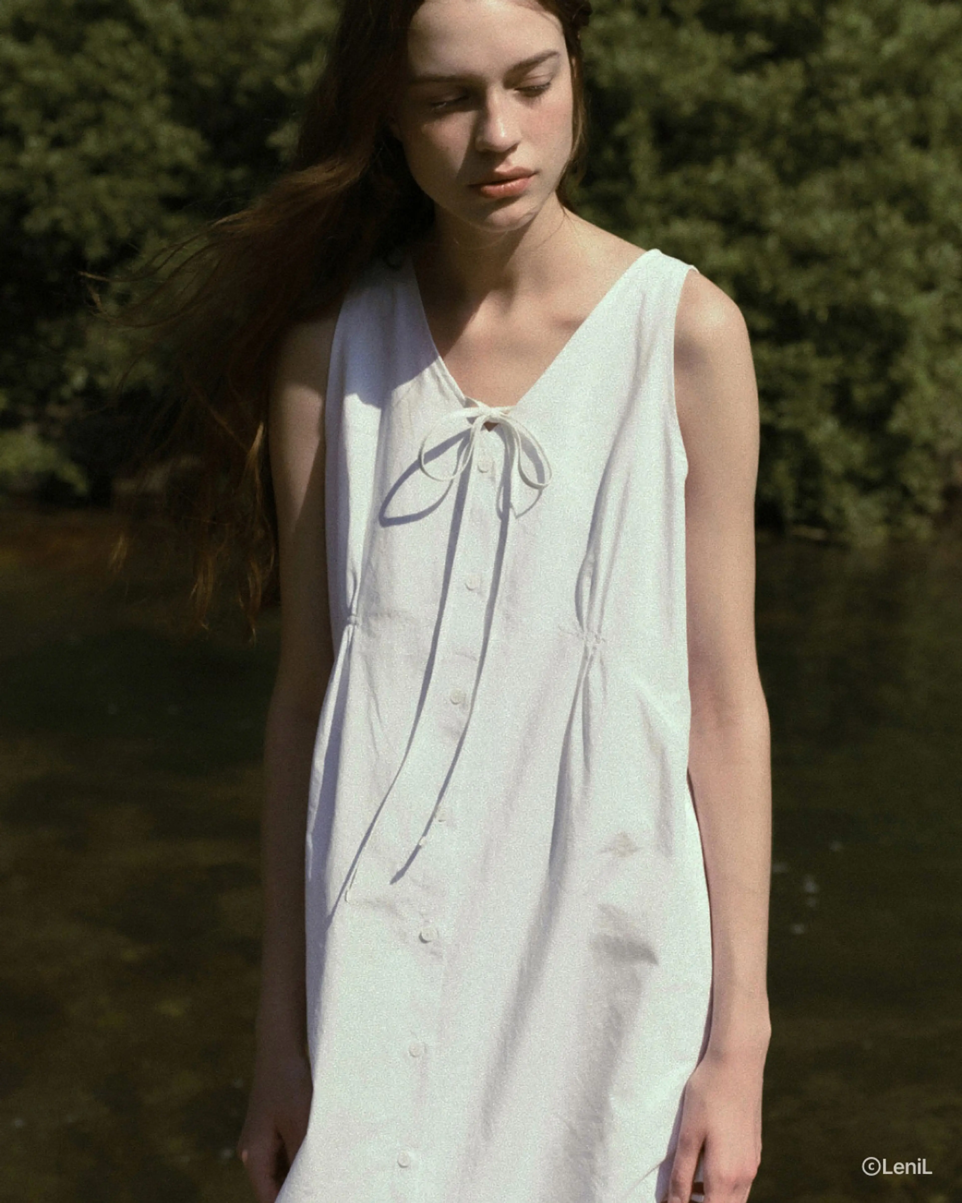 르닐 - Hazel Sleeveless Dress (Ivory)