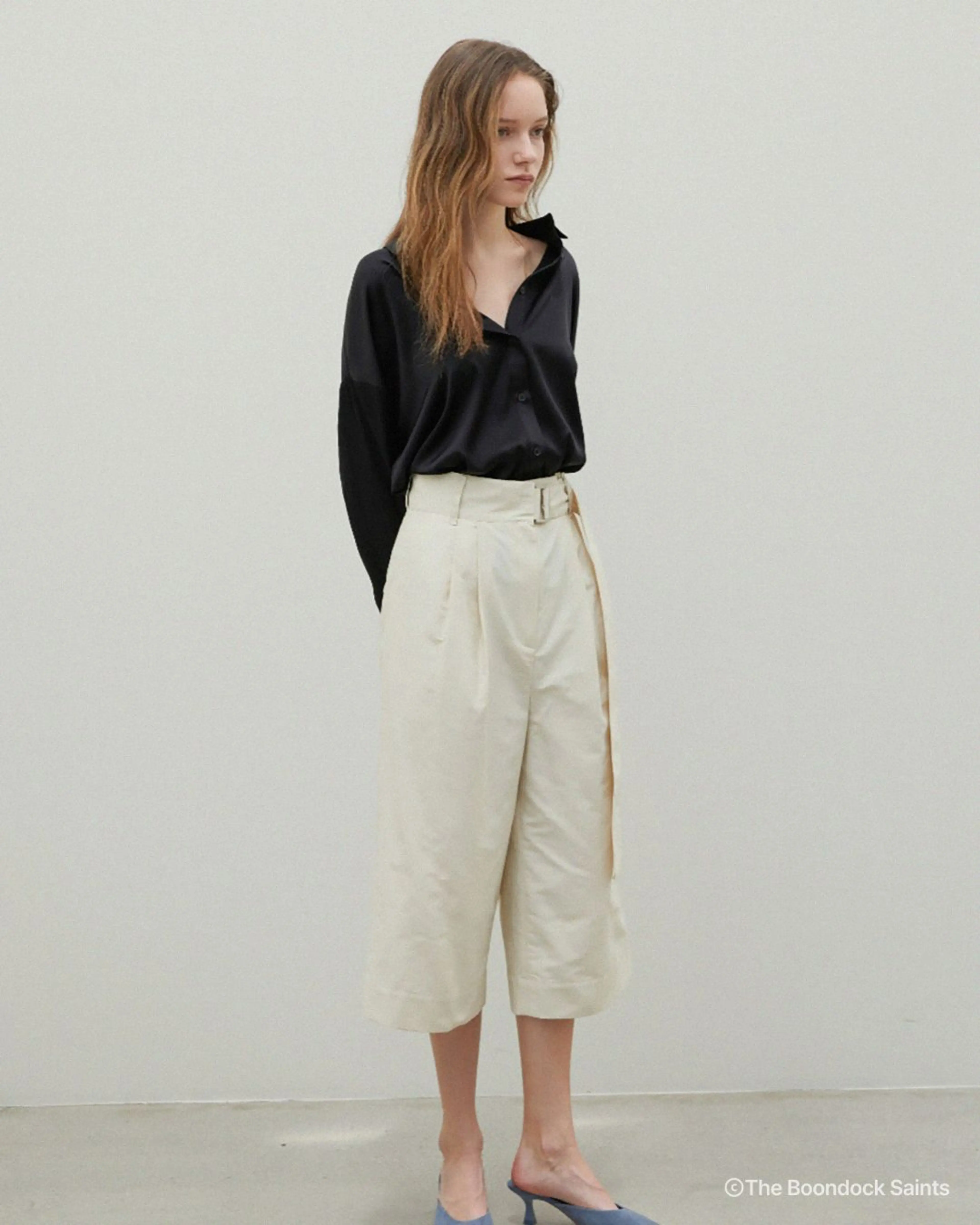 Belted Trousers Cream - 분닥세인츠