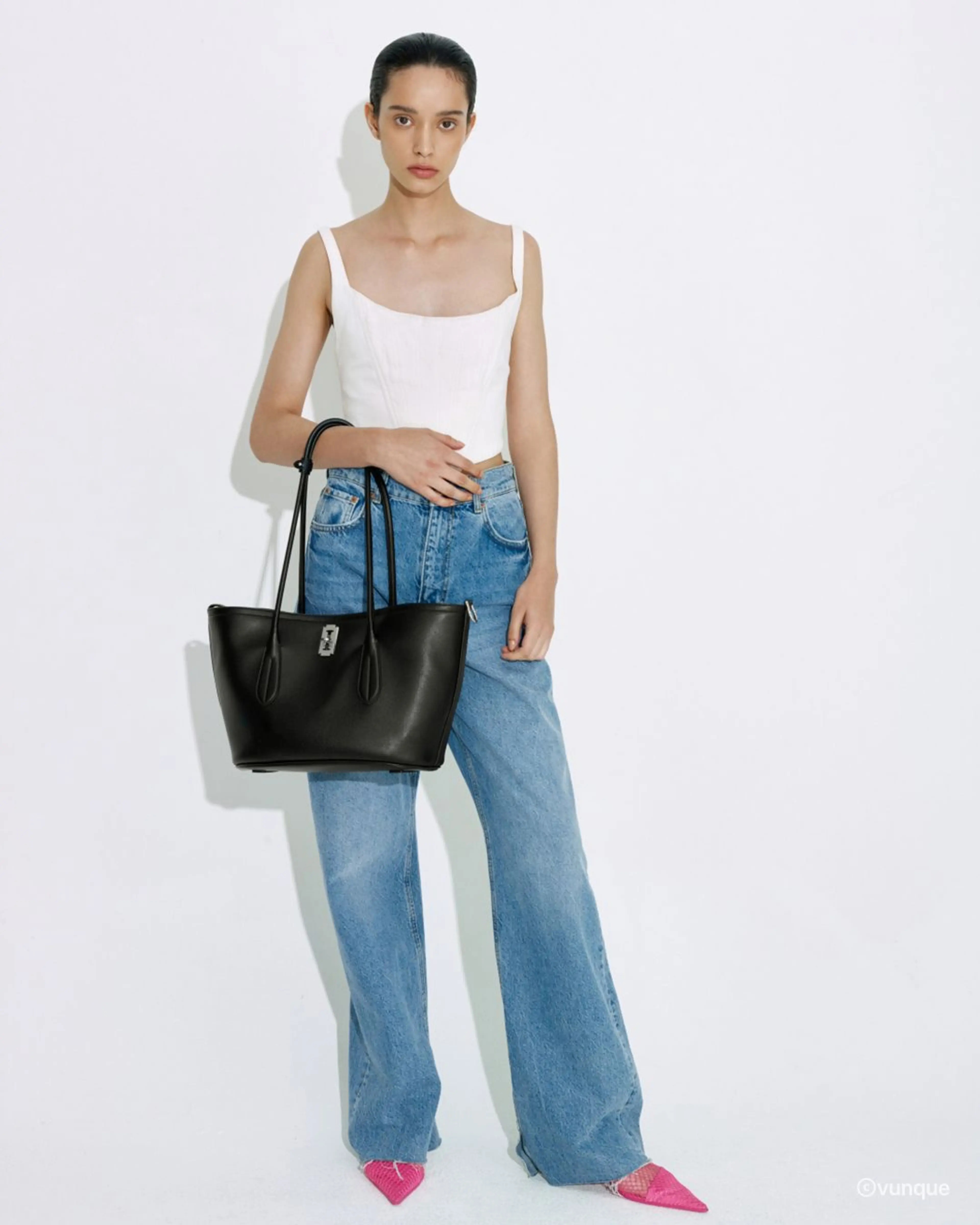 분크 - Pilota Leather Shopper L