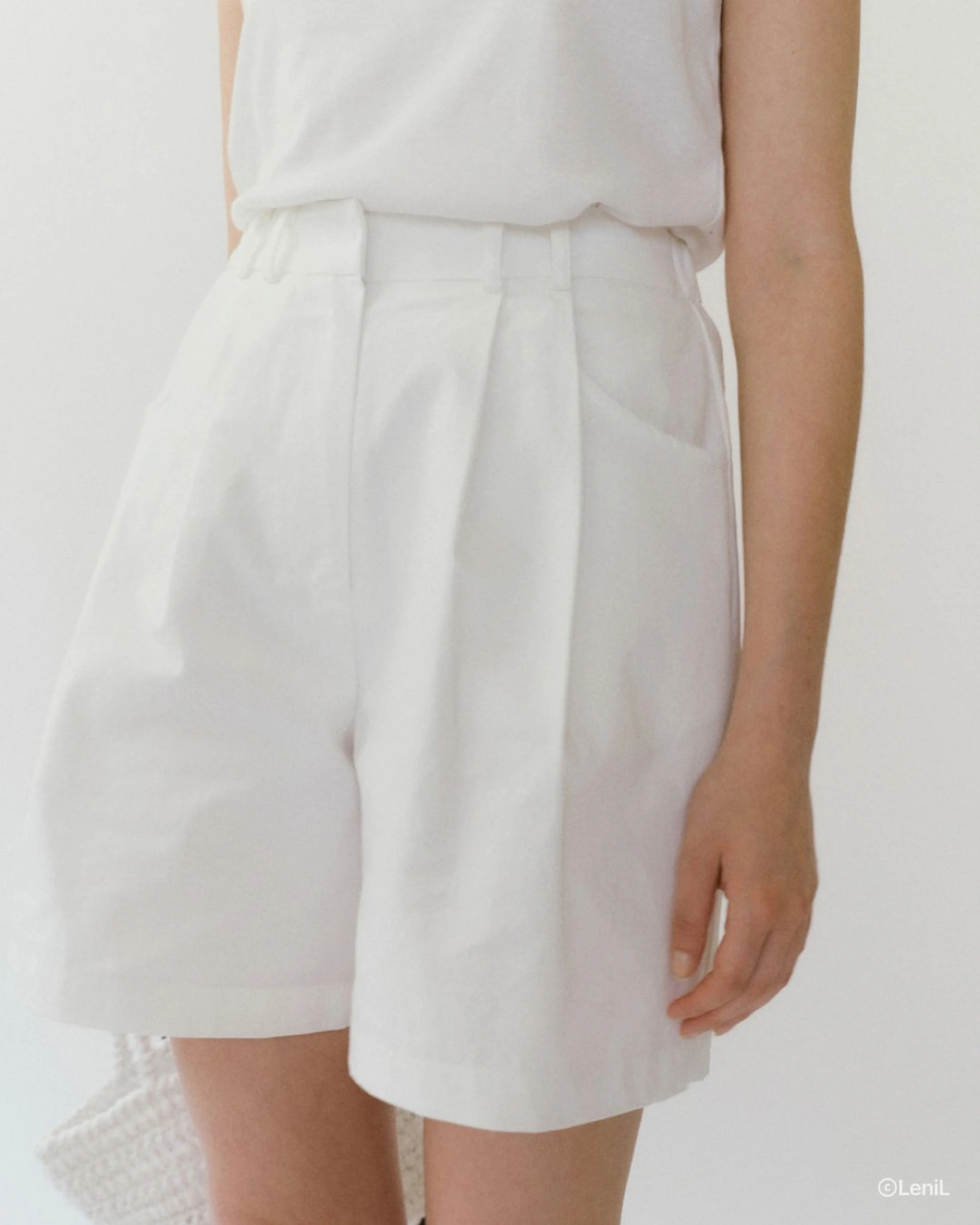 Sid Cotton Pants (Ivory) - 르닐