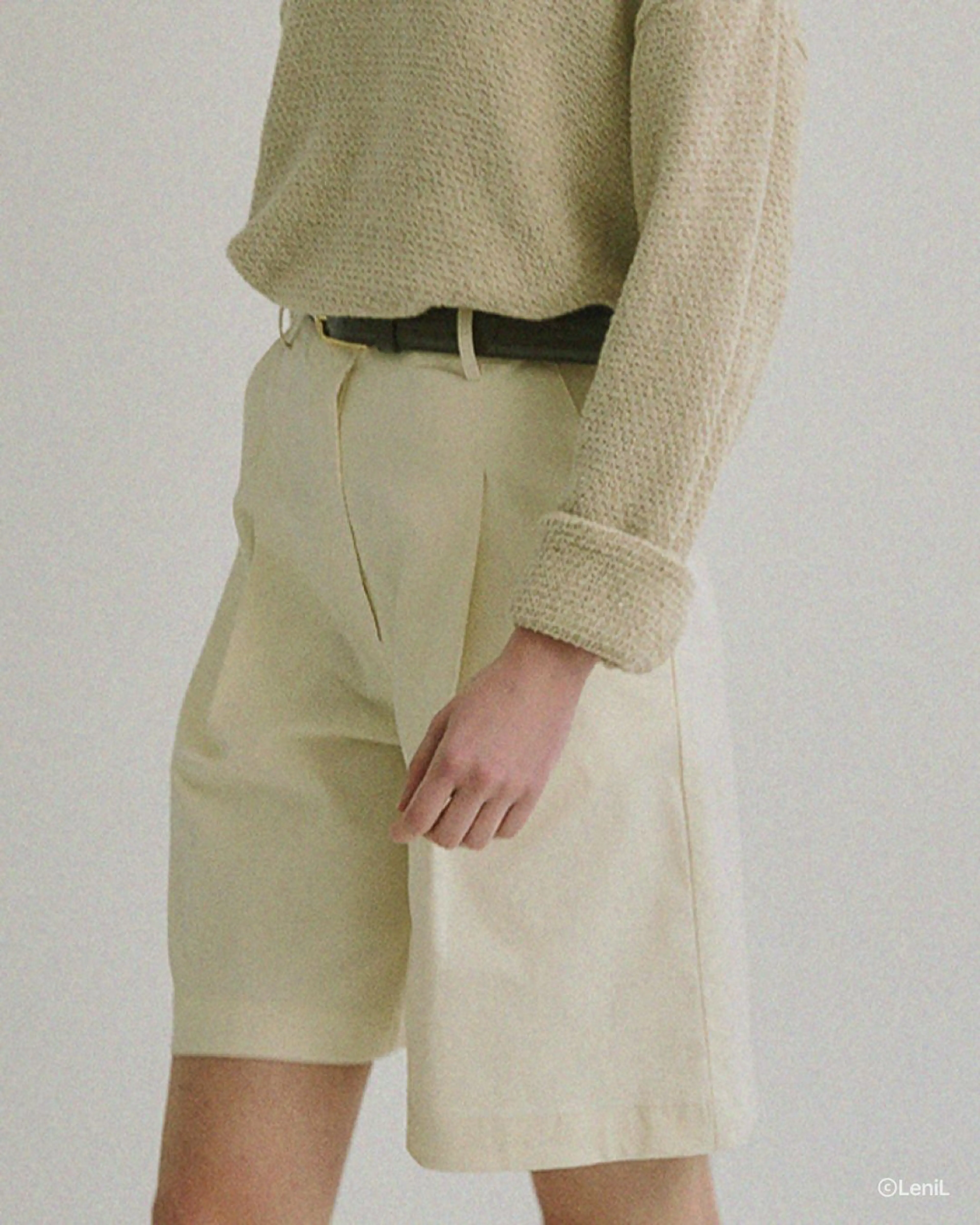 Moer Half Pants (Cream) - 르닐