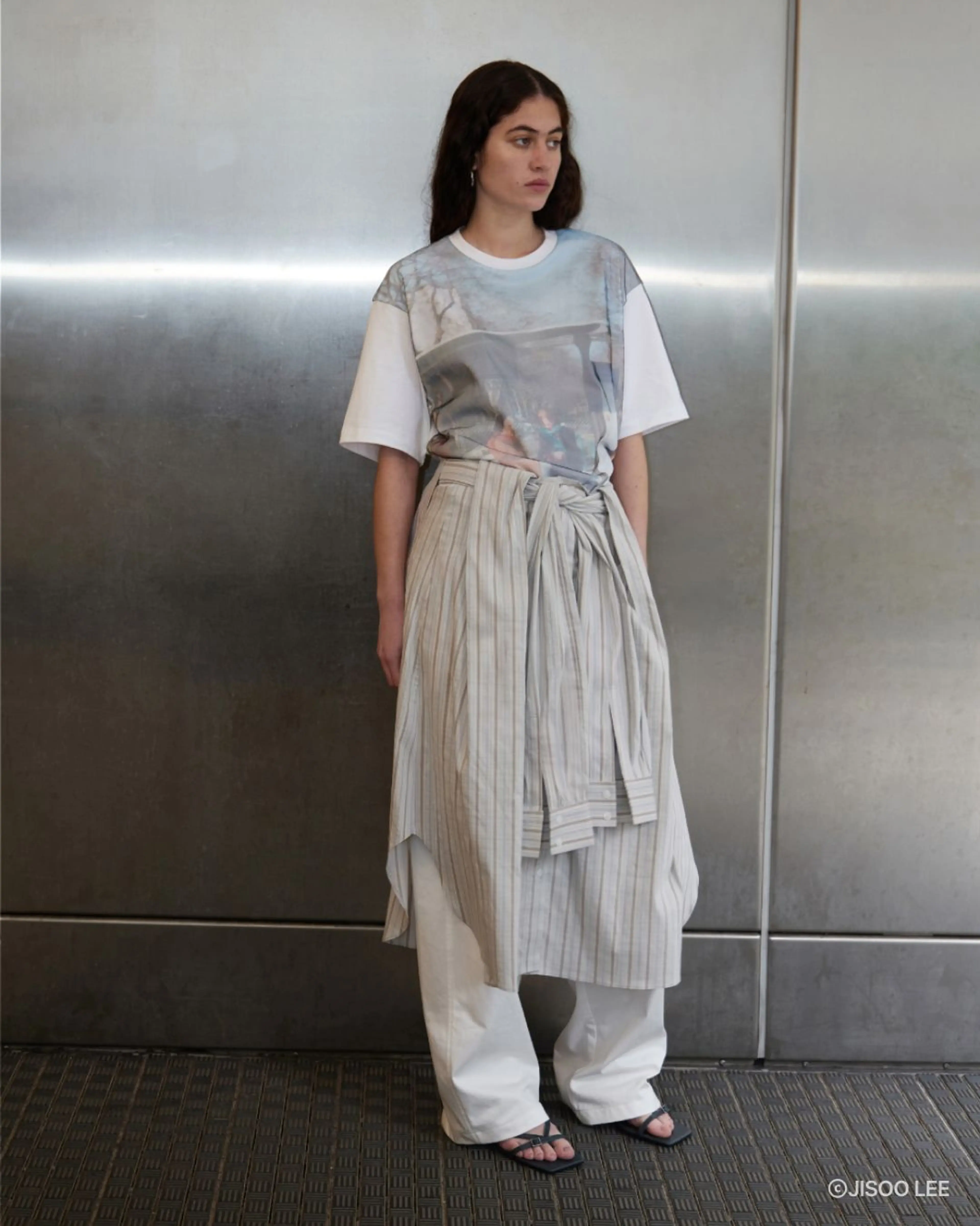 지수리 24SS Shirts skirt