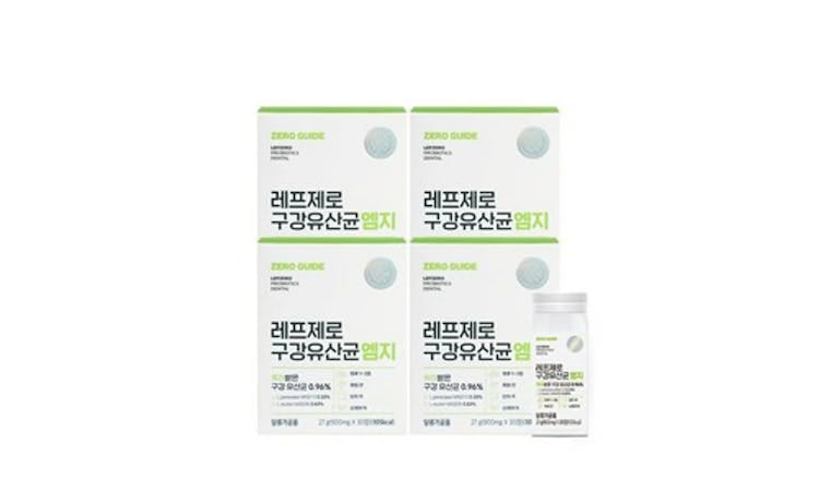 구강유산균, 효과보장 유산균 및 세균억제까지!!