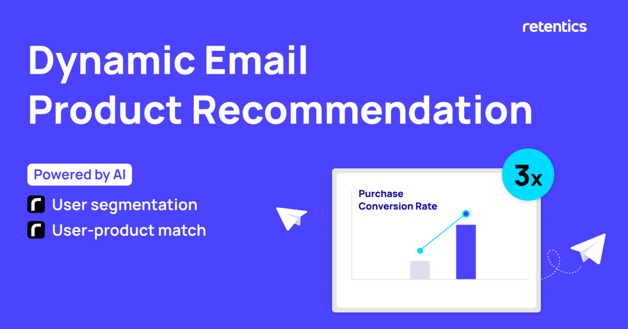 Retentics | Triple your email conversion rate with AI